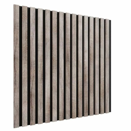 МДФ стеновая панель акустическая Cosca Decor Сканди Дуб Дымчатый черный войлок 600×600×19 МДФ стеновая панель акустическая Cosca Decor Сканди Дуб Дымчатый черный войлок 600×600×19