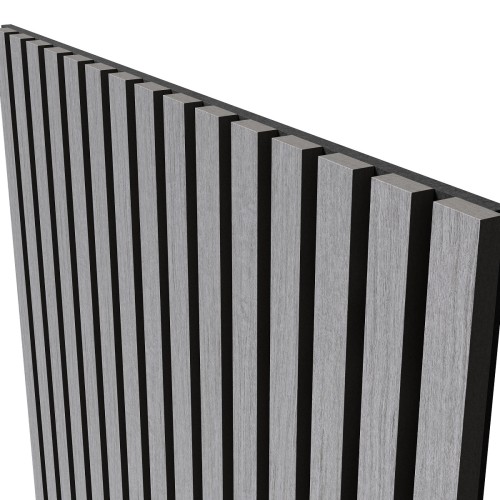 МДФ стеновая панель акустическая Cosca Decor Монако Дуб Ардженто Светло-серый черный войлок 2750×600×21 МДФ стеновая панель акустическая Cosca Decor Монако Дуб Ардженто Светло-серый черный войлок 2750×600×21