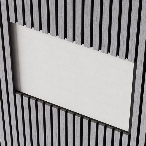 МДФ стеновая панель акустическая Cosca Decor Монако Дуб Ардженто Светло-серый черный войлок 2750×600×21 МДФ стеновая панель акустическая Cosca Decor Монако Дуб Ардженто Светло-серый черный войлок 2750×600×21