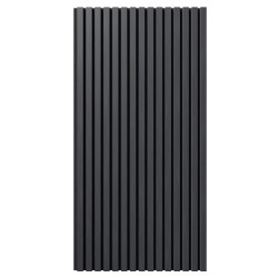 МДФ стеновая панель акустическая Cosca Decor Монако Дуб Антрацит Темно-серый черный войлок 1200×600×21