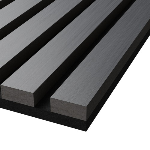 МДФ стеновая панель акустическая Cosca Decor Монако Дуб Антрацит Темно-серый черный войлок 1200×600×21 МДФ стеновая панель акустическая Cosca Decor Монако Дуб Антрацит Темно-серый черный войлок 1200×600×21