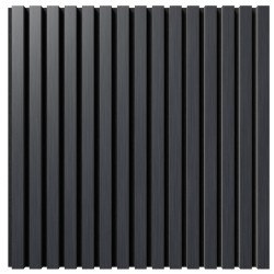 МДФ стеновая панель акустическая Cosca Decor Монако Дуб Антрацит Темно-серый черный войлок 600×600×21