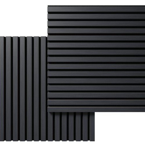 МДФ стеновая панель акустическая Cosca Decor Монако Дуб Антрацит Темно-серый черный войлок 600×600×21 МДФ стеновая панель акустическая Cosca Decor Монако Дуб Антрацит Темно-серый черный войлок 600×600×21