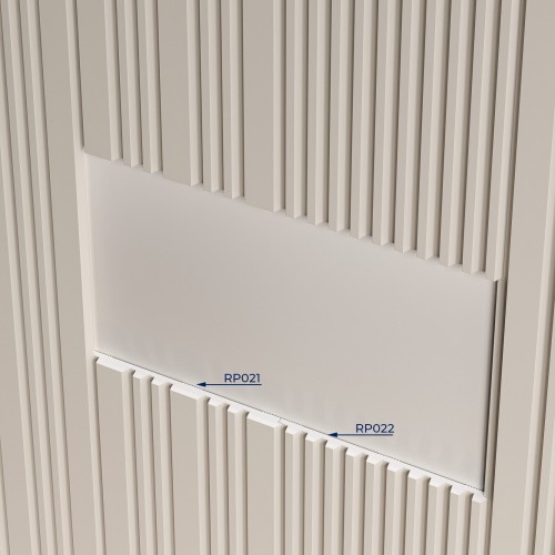 Стеновая панель под покраску Cosca Decor RP021 2800×156×12