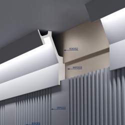 Стеновая панель под покраску Cosca Decor RP022 2800×156×12