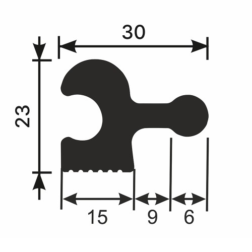 Стеновая панель под покраску Cosca Decor RX007 наборная 2800×30×23 Стеновая панель под покраску Cosca Decor RX007 наборная 2800×30×23