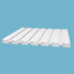 Стеновая панель под покраску Cosca Decor RX008 наборная 2800×50×18