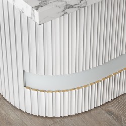 Стеновая панель под покраску Cosca Decor RX008 наборная 2800×50×18