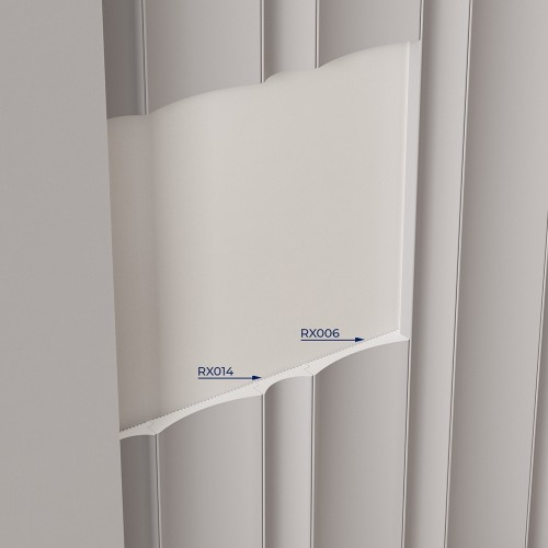 Стеновая панель под покраску Cosca Decor RX014 наборная 2800×31×12 Стеновая панель под покраску Cosca Decor RX014 наборная 2800×31×12