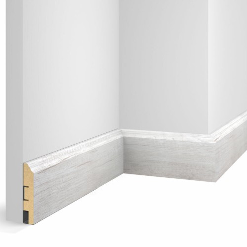 Плинтус МДФ Cosca Decor Экошпон WP07 Дуб Эффект светло-серый 2400×80×16 Плинтус МДФ Cosca Decor Экошпон WP07 Дуб Эффект светло-серый 2400×80×16