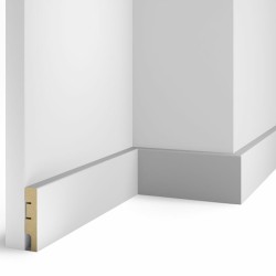 Плинтус МДФ под покраску Cosca Decor AP74 2400×75×16