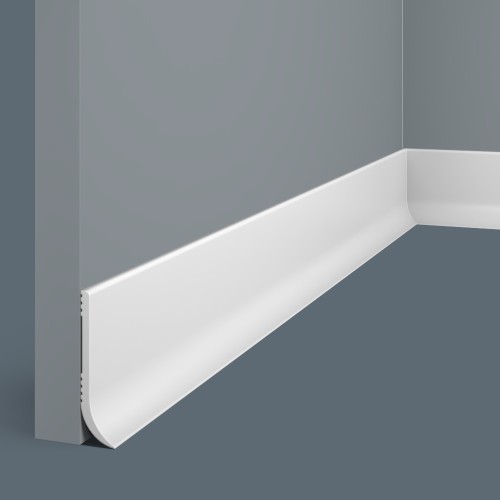 Плинтус под покраску Cosca Decor Экополимер PL002 2000×60×16 Плинтус под покраску Cosca Decor Экополимер PL002 2000×60×16