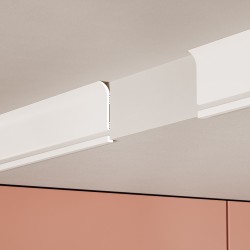 Плинтус под покраску Cosca Decor Экополимер PL002 2000×60×16