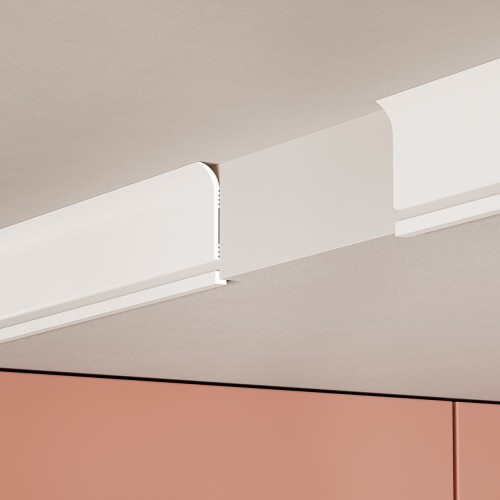 Плинтус под покраску Cosca Decor Экополимер PL002 2000×60×16 Плинтус под покраску Cosca Decor Экополимер PL002 2000×60×16