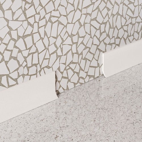 Плинтус под покраску Cosca Decor Экополимер PL002 2000×60×16 Плинтус под покраску Cosca Decor Экополимер PL002 2000×60×16