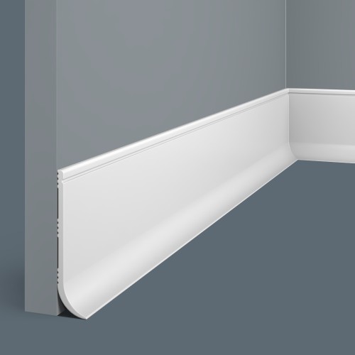 Плинтус под покраску Cosca Decor Экополимер PL003 2000×80×18 Плинтус под покраску Cosca Decor Экополимер PL003 2000×80×18