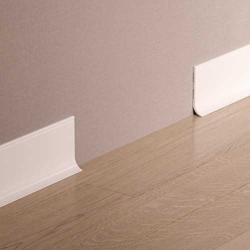 Плинтус под покраску Cosca Decor Экополимер PL003 2000×80×18 Плинтус под покраску Cosca Decor Экополимер PL003 2000×80×18