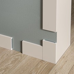 Плинтус под покраску Cosca Decor Экополимер PX058 2000×80×10