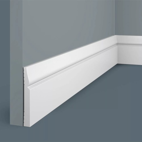 Плинтус под покраску Cosca Decor Экополимер PX031 2000×82×11