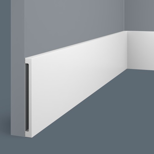 Плинтус под покраску Cosca Decor Экополимер PX057 2000×100×10 Плинтус под покраску Cosca Decor Экополимер PX057 2000×100×10