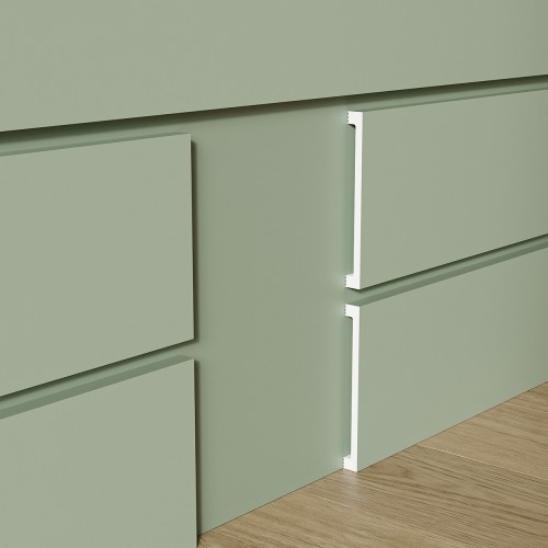 Плинтус под покраску Cosca Decor Экополимер PX057 2000×100×10 Плинтус под покраску Cosca Decor Экополимер PX057 2000×100×10