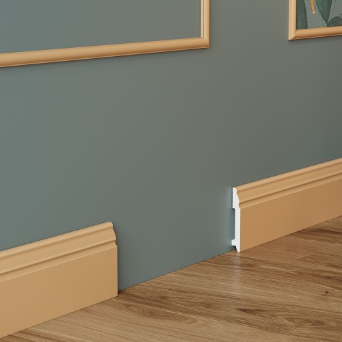 Плинтус под покраску Cosca Decor Экополимер PX027 2000×99×15 Плинтус под покраску Cosca Decor Экополимер PX027 2000×99×15