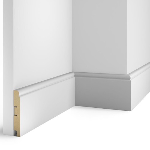 Плинтус МДФ под покраску Cosca Decor AP76 2400×100×16 Плинтус МДФ под покраску Cosca Decor AP76 2400×100×16