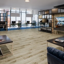 Кварцвиниловая плитка Damy Floor клеевая Family LVT Дуб Белый White Oak SL3739-3-LVT 1227×187×2,5