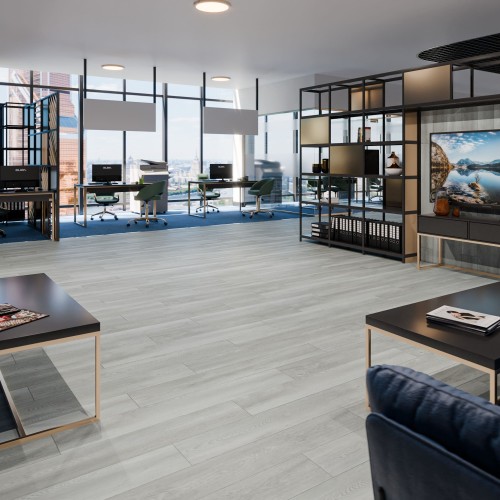 Кварцвиниловая плитка Damy Floor клеевая Family LVT Дуб Зимний TCM304-3-LVT 1227×187×2,5