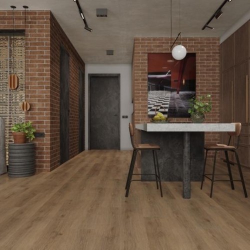 Кварцвиниловая плитка Alpine Floor клеевая Ultra Дуб Рейсдал ЕСО 5-41 1219,2×184,15×2