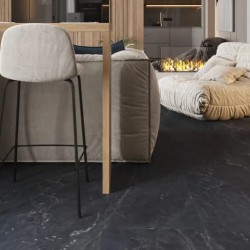 Кварцвиниловая плитка Vinilam клеевая Ceramo Stone Glue Неаполитанский Черный 91910 950×475×2,5