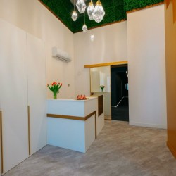 Кварцвиниловый SPC ламинат Vinilam Ceramo Stone Цемент Светлый 71614 940×470×8