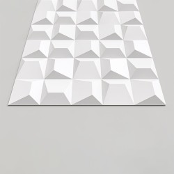 Стеновая панель 3D под покраску Alpine Walls Geometrium ECOGR0202W 1200×600×25