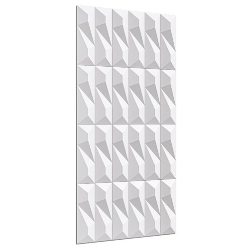 Стеновая панель 3D под покраску Alpine Walls Geometrium ECOGR0206W 1200×600×25