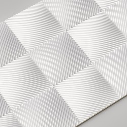 Стеновая панель 3D под покраску Alpine Walls Geometrium ECOGR0207W 1200×600×25