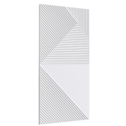 Стеновая панель 3D под покраску Alpine Walls Geometrium ECOGR0209W 1200×600×25