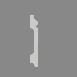 Плинтус под покраску Alpine Floor Tanle Эрсе TL018001 2000×80×12