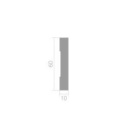 Молдинг под покраску Ultrawood BO 6010 i 2000×60×10