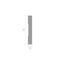 Молдинг под покраску Ultrawood BO 7010 i 2440×70×10