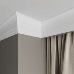 Потолочный плинтус под покраску Ultrawood CR 0026 i 2000×18×87