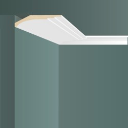 Потолочный плинтус под покраску Ultrawood CR 0026 i 2000×18×87