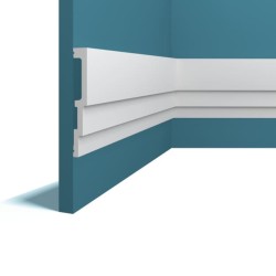 Плинтус под покраску Перфект Плюс P109 2000×110×16