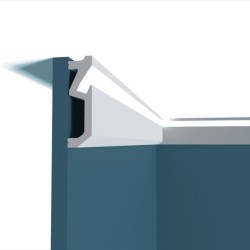 Плинтус под покраску с подсветкой Перфект Плюс P176 2000×100×21