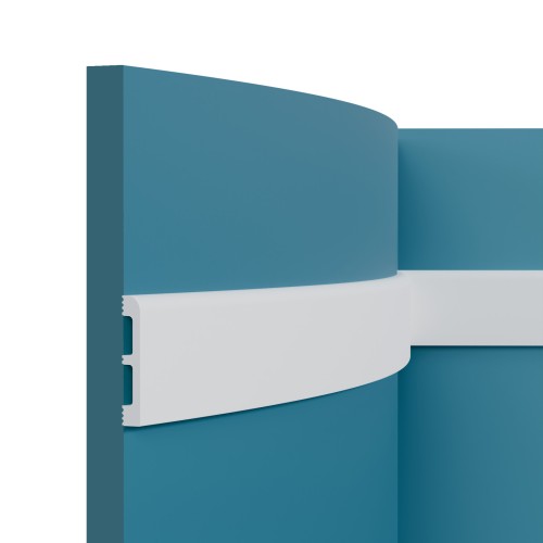 Плинтус под покраску гибкий Перфект Плюс P83F 2000×80×13 Плинтус под покраску гибкий Перфект Плюс P83F 2000×80×13