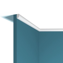 Потолочный плинтус под покраску Перфект Плюс P02 2000×12×19