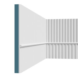 Финишный молдинг под покраску Перфект Плюс P196 2000×15×19