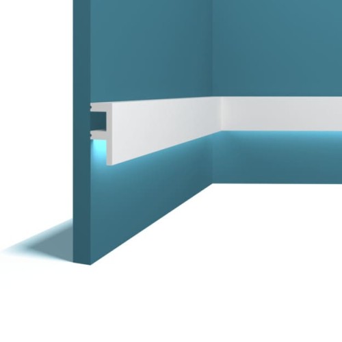 Молдинг под покраску Перфект Плюс P80 с подсветкой 2000×50×20 Молдинг под покраску Перфект Плюс P80 с подсветкой 2000×50×20