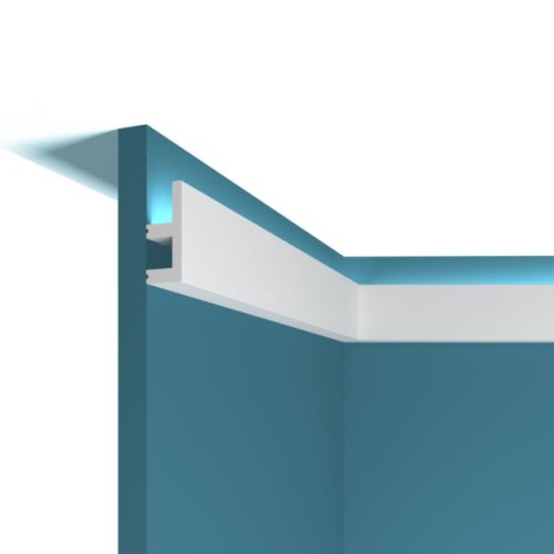 Молдинг под покраску Перфект Плюс P80 с подсветкой 2000×50×20 Молдинг под покраску Перфект Плюс P80 с подсветкой 2000×50×20