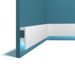 Молдинг под покраску Перфект Плюс P82 с подсветкой 2000×80×25