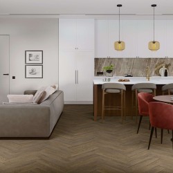 Кварцвиниловый SPC ламинат Damy Floor London Ноттингем Nottingham 0030-6L венгерская елка 615×123×4